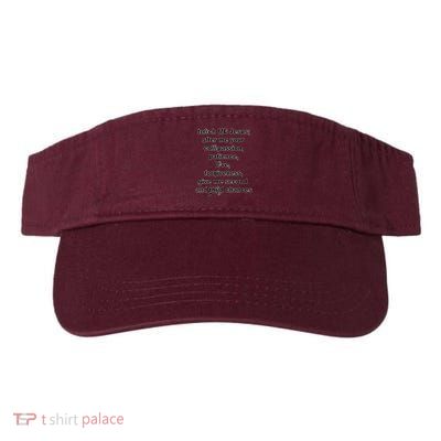 Women Teach Me Jesus Visor