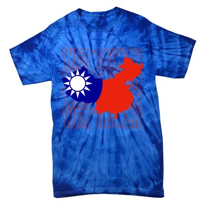 West Taiwan Map Classic Gift Cute Gift Tie-Dye T-Shirt