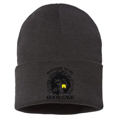 Welcome To My Goon Cave Sustainable Knit Beanie