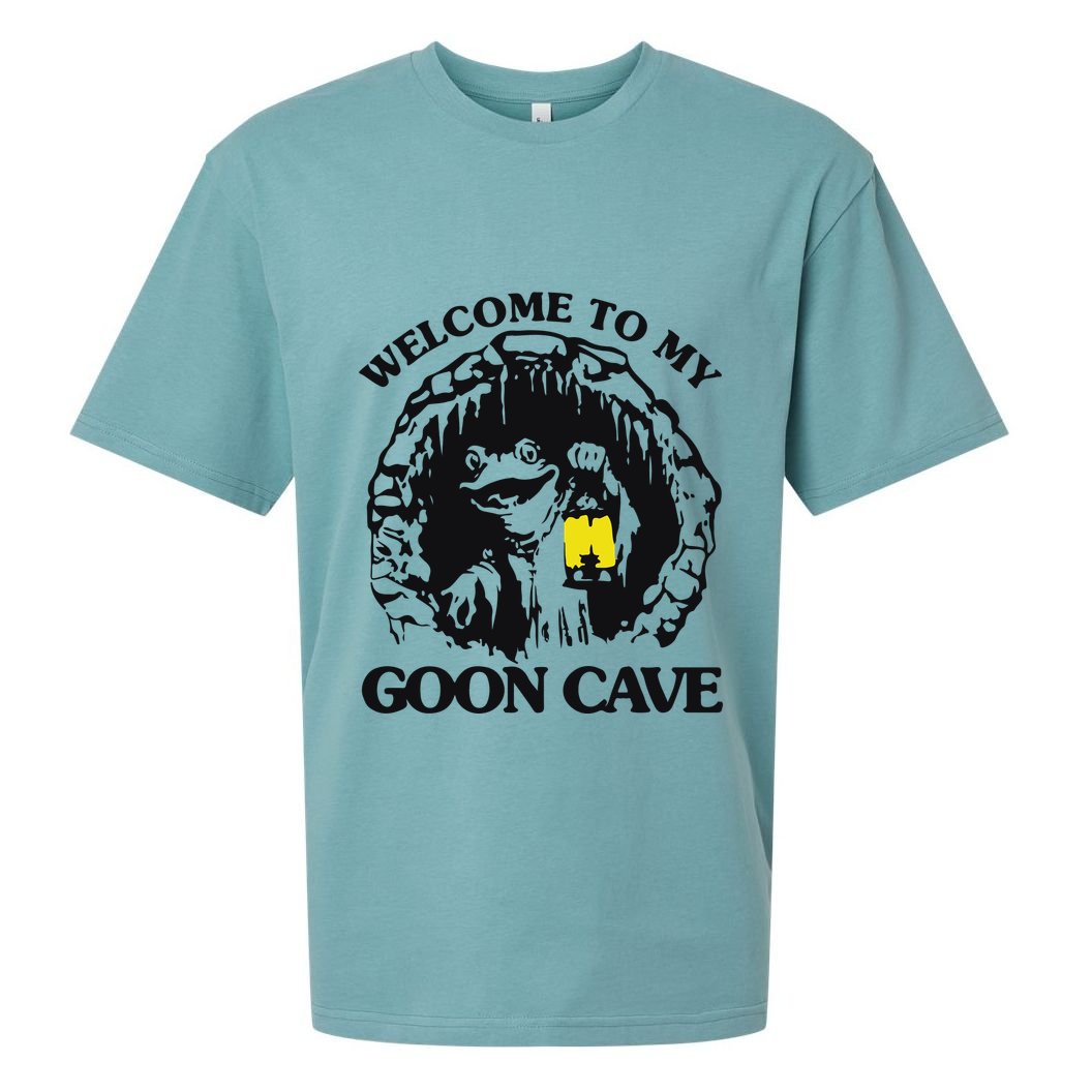 Welcome To My Goon Cave Sueded Cloud Jersey T-Shirt