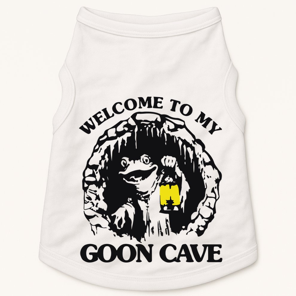 Welcome To My Goon Cave Doggie Tank