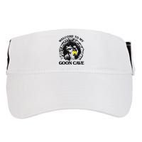 Welcome To My Goon Cave Adult Drive Performance Visor