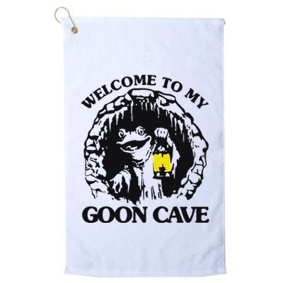 Welcome To My Goon Cave Golf Towel