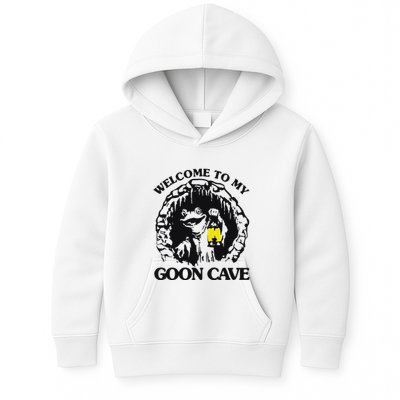 Welcome To My Goon Cave Kids Hoodie
