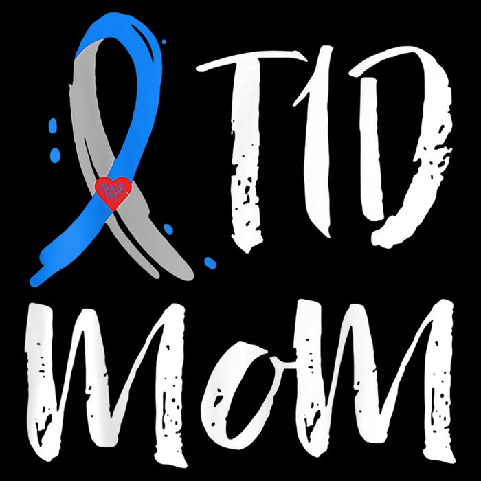 Wo T1D Mom Shirt Type 1 Diabetes Awareness Womens Tank Top