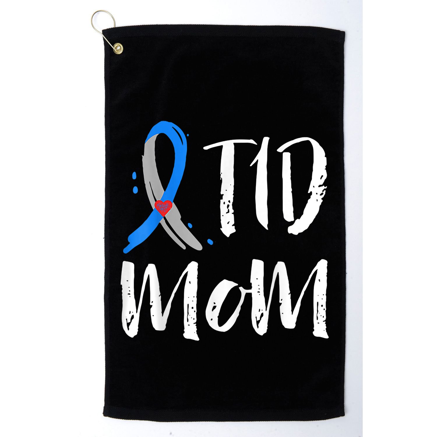 Wo T1D Mom Shirt Type 1 Diabetes Awareness Golf Towel