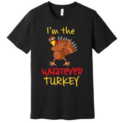 Whatever Turkey Matching Family Group Thanksgiving Party Premium T-Shirt