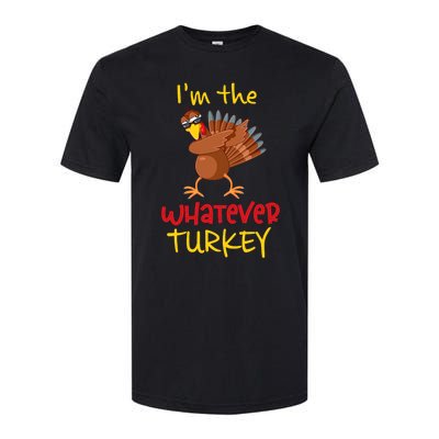 Whatever Turkey Matching Family Group Thanksgiving Party Softstyle CVC T-Shirt