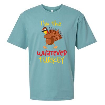 Whatever Turkey Matching Family Group Thanksgiving Party Sueded Cloud Jersey T-Shirt