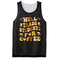 Will Trade My Students For Coffee Teacher ValentineS Day Mesh Reversible Basketball Jersey Tank