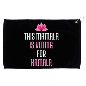 Wo This Mamala Is Voting For Kamala Harris 2024 Lotus Flower Grommeted Golf Towel