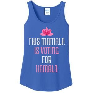 Wo This Mamala Is Voting For Kamala Harris 2024 Lotus Flower Ladies Essential Tank