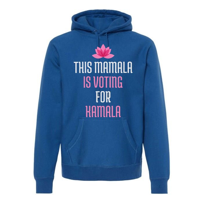 Wo This Mamala Is Voting For Kamala Harris 2024 Lotus Flower Premium Hoodie