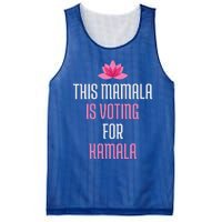 Wo This Mamala Is Voting For Kamala Harris 2024 Lotus Flower Mesh Reversible Basketball Jersey Tank