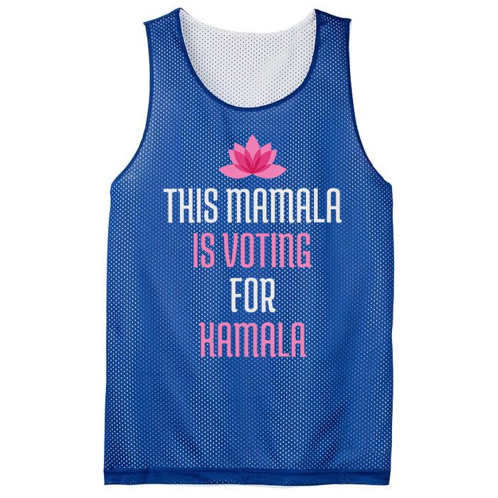 Wo This Mamala Is Voting For Kamala Harris 2024 Lotus Flower Mesh Reversible Basketball Jersey Tank