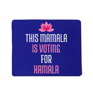 Wo This Mamala Is Voting For Kamala Harris 2024 Lotus Flower Mousepad