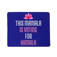 Wo This Mamala Is Voting For Kamala Harris 2024 Lotus Flower Mousepad