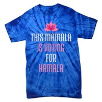 Wo This Mamala Is Voting For Kamala Harris 2024 Lotus Flower Tie-Dye T-Shirt