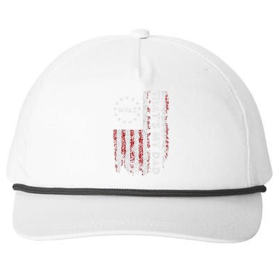 Walz That’S My Dad! Harris Walz 2024 President Election Snapback Five-Panel Rope Hat