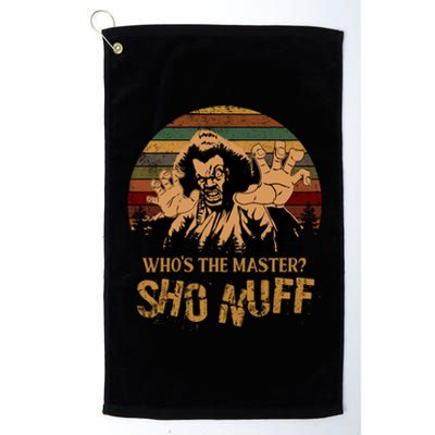 Who's The Master? Sho Nuff Vintage The Last Dragon Platinum Collection Golf Towel