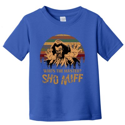 Who's The Master? Sho Nuff Vintage The Last Dragon Toddler T-Shirt