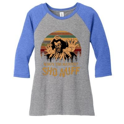 Who's The Master? Sho Nuff Vintage The Last Dragon Women's Tri-Blend 3/4-Sleeve Raglan Shirt