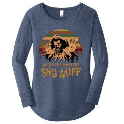 Who's The Master? Sho Nuff Vintage The Last Dragon Women's Perfect Tri Tunic Long Sleeve Shirt