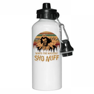 Who's The Master? Sho Nuff Vintage The Last Dragon Aluminum Water Bottle