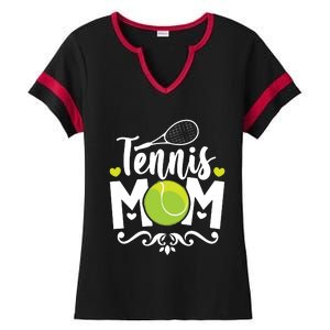 Womens Tennis Mom Ladies Halftime Notch Neck Tee