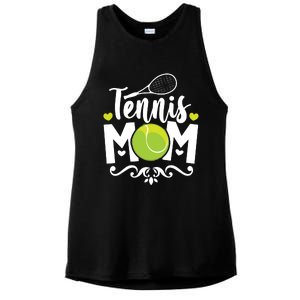 Womens Tennis Mom Ladies PosiCharge Tri-Blend Wicking Tank