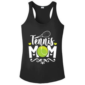 Womens Tennis Mom Ladies PosiCharge Competitor Racerback Tank