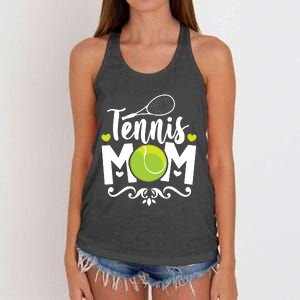 Womens Tennis Mom Women's Knotted Racerback Tank