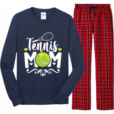 Womens Tennis Mom Long Sleeve Pajama Set