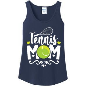 Womens Tennis Mom Ladies Essential Tank