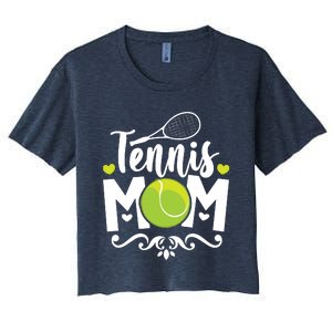 Womens Tennis Mom Women's Crop Top Tee