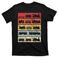 Wagon Train Model Train Conductor Train Lover Vintage Train T-Shirt