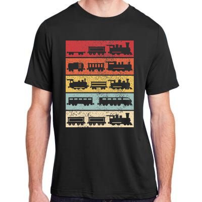 Wagon Train Model Train Conductor Train Lover Vintage Train Adult ChromaSoft Performance T-Shirt