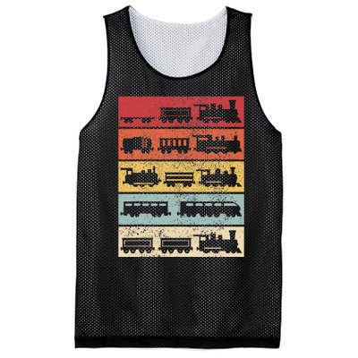 Wagon Train Model Train Conductor Train Lover Vintage Train Mesh Reversible Basketball Jersey Tank