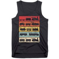 Wagon Train Model Train Conductor Train Lover Vintage Train Tank Top