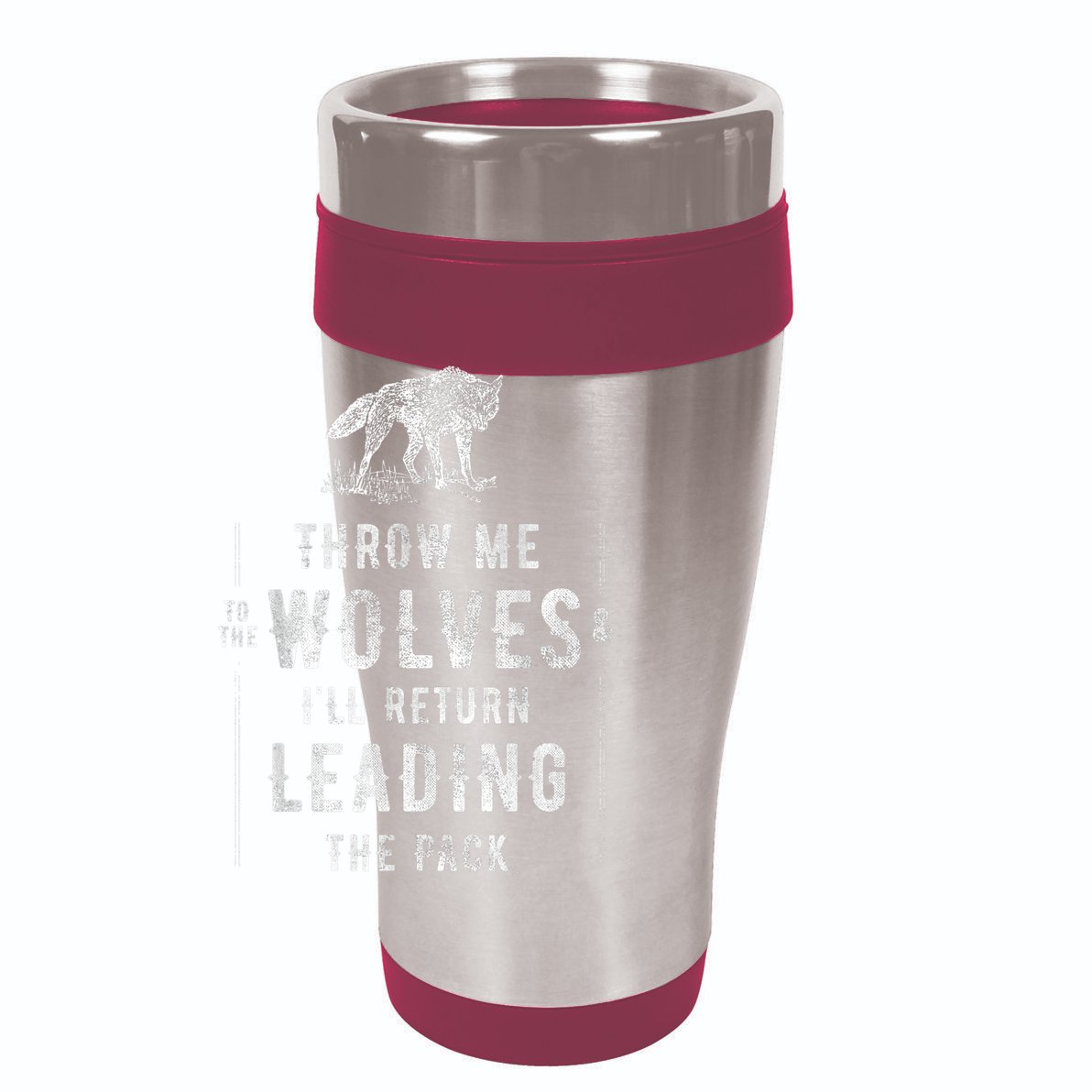 Wolf Throw Me To The Wolves Leadership 15oz Campfire Ceramic Mug