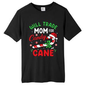 Will Trade Mom For Candy Cane Christmas Funny Tall Fusion ChromaSoft Performance T-Shirt