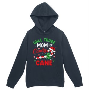 Will Trade Mom For Candy Cane Christmas Funny Urban Pullover Hoodie