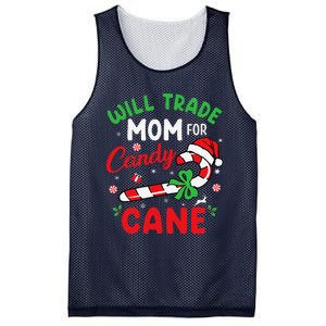 Will Trade Mom For Candy Cane Christmas Funny Mesh Reversible Basketball Jersey Tank