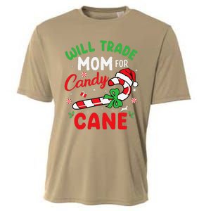 Will Trade Mom For Candy Cane Christmas Funny Cooling Performance Crew T-Shirt