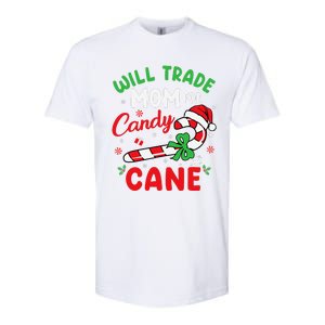 Will Trade Mom For Candy Cane Christmas Funny Softstyle CVC T-Shirt