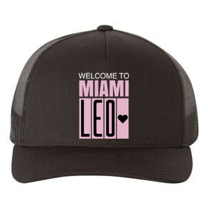 Welcome To Miami Leo 10 GOAT Yupoong Adult 5-Panel Trucker Hat