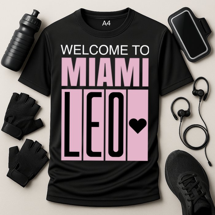 Welcome To Miami Leo 10 GOAT Cooling Performance Crew T-Shirt