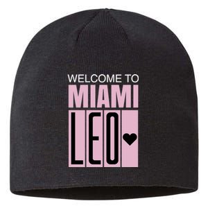 Welcome To Miami Leo 10 GOAT Sustainable Beanie