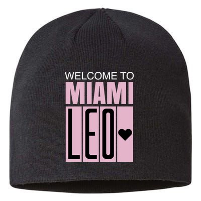 Welcome To Miami Leo 10 GOAT Sustainable Beanie