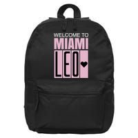 Welcome To Miami Leo 10 GOAT 16 in Basic Backpack
